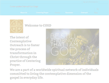 Tablet Screenshot of contemplativeoutreachsd.org
